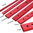 thumbnail image 5 of BToBackyard Jig Fixture Slot Nut M6 / M8 T-track M6/M8 T Slot T Slot T Rail Aluminum Red 100-450mm Aluminum Alloy T Nut Accessories, 5 of 11