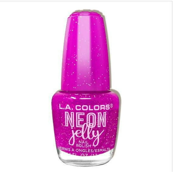 Neon Jelly Nail Polish - Purple Shock, 13mL