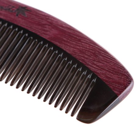 Breezelike No Static Handleless Black Buffalo Horn With Purpleheart Wood Comb Walmart Canada