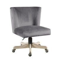 NPS 6300 Series 32-39" Metal Heavy Duty Stool with Backrest in Brown/Gray