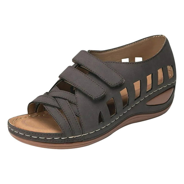 Sandales pour Femmes à Bride Flip Funky Monkey Sandales Femmes Sandales Compensées Mode Été Boucle Sandales à Talons pour Femmes Chaussures Confortables Élégantes