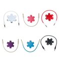 thumbnail image 2 of Mix Colors 3.5mm Snowflake Shape 5 Way Stereo Audio Splitter Jack Earphone Headphone Adapter, 2 of 10