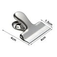 thumbnail image 2 of Agiferg Pinces à Sacs en Acier Inoxydable pour Stockage Alimentaire, Largeur 2 Pouces, Durable, 2 of 6