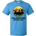 thumbnail image 3 of Inktastic Yellowstone National Park with Bear Mountains and Trees Cricle T-Shirt, 3 of 5