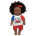 thumbnail image 2 of XWSHYW Juguetes para Niños Muñecas Negras de 12 Pulgadas con Ropa A, Bebé Africano Realista Lavable Niños Niñas, 2 of 5