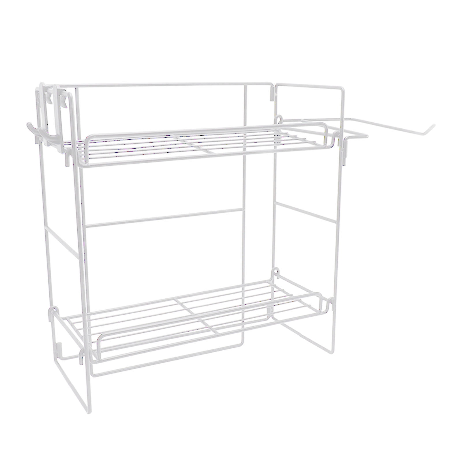 Bathroom Countertop Bathroom Shelves Stainless Steel No Drilling 2 Tier Over Toilet Storage Rack