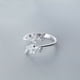 thumbnail image 1 of Anillo de Plata de Ley 925 con forma de hoja de circón coreano, dedo índice femenino, joyería Retro hecha a mano, regalo para pareja, 1 of 2