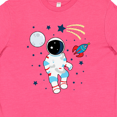 thumbnail image 4 of Inktastic Astronaut The Moon Spaceship and Shooting Star For Light Colors Youth T-Shirt, 4 of 5