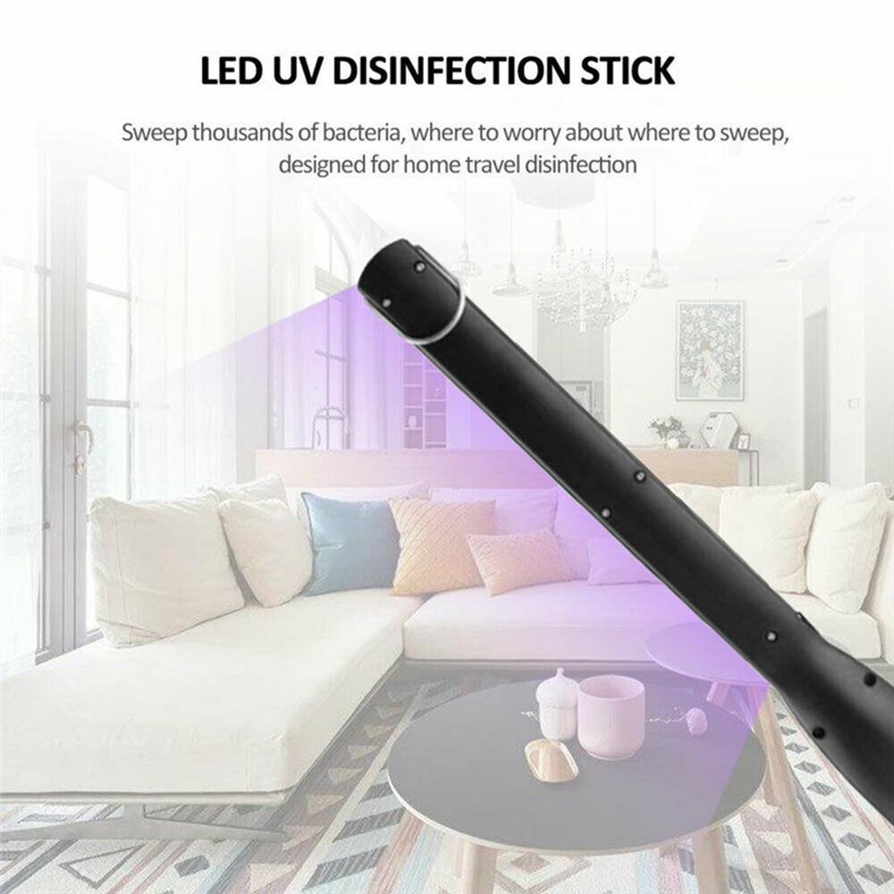 Foldable UV Disinfection Lamp Household Portable Handheld UV Disinfection Lamp for Pets Office Traveling 2W Dogs Hotel Household Wardrobe Cats Neigei Ultraviolet Light Wand Sterilizer