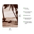 thumbnail image 2 of Hawaiian Outrigger Canoe (Wa’a) on the Beach Hawai’i - Vintage B&W Historical Photograph c.1930s - 8 x 12 inch Vintage Metal Tin Sign, 2 of 4