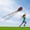 Orange, variant on Retro for Kids Ages 4-8 Kitchen Kite Cups Large Long Tail Beach Kites- Toy for Kids and Adults Outdoor Game