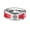 Red-111, variant on Angel Number Rings for Men Women Couples Lucky Numerology 111 222 333 444 555 666 777 888 999 Stainless Steel Colorful 8MM Band Personalized Spiritual Jewelry Red-111 Size 9