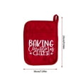 thumbnail image 2 of POINTERTECK Christmas Pot Rack Baking Kit - Funny Kitchen Christmas Pot Holders  Christmas Heat Resistant Oven Mitts Ornament  Cooking Baking Cookie Pack Gift for Friends Coworker, 2 of 8