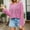 Hot Pink, variant on POROPL Fall Sweaters for Women 2025 Long Sleeve V-Neck Sweater Oversized Hollow Knitted Size S-XL