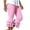 04#Pink, variant on Women’s Layered Ruffle Hem Capri Yoga Pants Solid High Waist Workout Bell Leggings Slim Tummy Control Flare Bottom White S