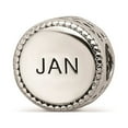 thumbnail image 7 of Reflection Beads Sterling Silver Overlay Design January Snowdrop Flower Charm, 7 of 7