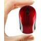 thumbnail image 1 of Ratón inalámbrico mini, bonito ratón para ordenador portátil, pequeño ratón óptico USB de bolsillo, 3 botones, 1000 DPI, regalo para niños (rojo), 1 of 5