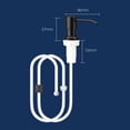 thumbnail image 3 of Dispensador de jabón líquido Bombas Accesorios flexibles Suministros de cocina (Negro) Ndcxsfigh  Libre de BPA, 3 of 6