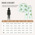 thumbnail image 4 of Lsque Kawaii Frogs Pattern Long Sleeve Pajama Set for Women - Soft 2-Piece Sleepwear and Loungewear Set with Pockets, Comfy Nightwear-Large, 4 of 7