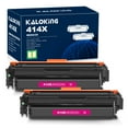 thumbnail image 1 of (with Chip) 414X Magenta Toner Cartridges Compatible for HP 414X 414 X W2023X 414A W2023A Work with Color Pro MFP M479fdw M454dw M479fdn M454dn M454 M479 Printer (2 Pack), 1 of 7
