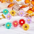 thumbnail image 5 of 1box Daisy Pushpins 35 Pcs Colorful Resin Daisy Iron Map Pins for Photo Wall Feature Wall Whiteboard Cork Board Map Bulletin Board Office or Home, 5 of 7