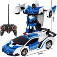 thumbnail image 2 of Transformer 2 en 1 Rc Car Driving Sports Cars Driving Transformation Robot Models, 2 of 4