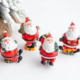 thumbnail image 2 of Imagen de Papá Noel color brillante decoración del hogar exquisita decoración del muñeco de nieve de Navidad juguetes de vacaciones, 2 of 5