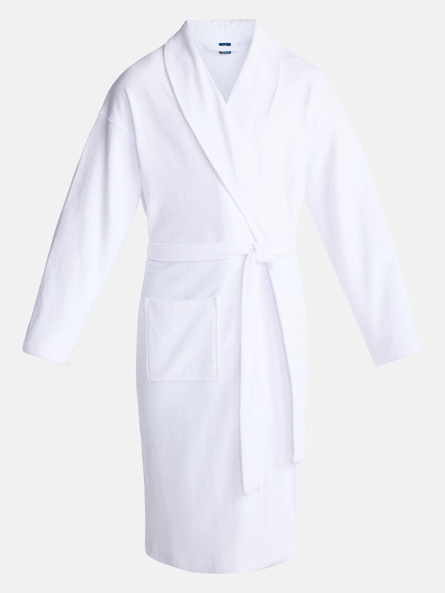 George Men's Terry Cotton Robe, One Size