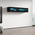 thumbnail image 4 of Fly Modular Wall Mounted Floating Media Cabinet (Type-51) Black, 4 of 5
