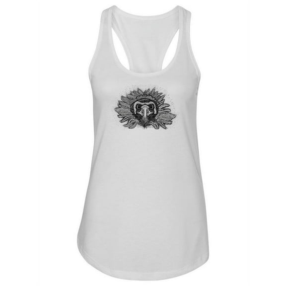Bird Head Sketch Tank Women -Image by Shutterstock, Female Large