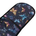 thumbnail image 2 of Dailycode Double Sided Oven Mitt with Loop Heat Resistant Kitchen Long Potholders 7" x 35" Beautiful Butterflies and Star, 2 of 6