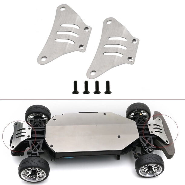 RC Jouets Pièces pour Tamiya pour TT02 Châssis Acier Inoxydable Armure Avant Arrière Protection Plaque Antidérapante Mise À Niveau Décoration Accessoires 1/10 Pièces De Voiture RC RC Jouets Pièces pour Tamiya pour TT02 Châssis Acier Inoxydable Armure Avant Arrière Protection Plaque Antidérapante Mise À Niveau Décoration Accessoires 1/10 Pièces De Voiture RC