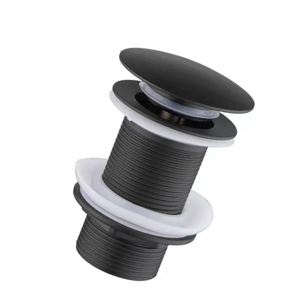 Bearachild RecabLeght Pop-Up BASIN SINK Filter Drain Device Hair Catcher Sink Colador BAÑO COCINA ACCESSORI Bath Waste Stopper Suministros de limpieza para el hogar aleación sin rebosadero Bearachild HA006532-02