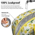 thumbnail image 5 of Lunch Bag Lunch Box for Women Reusable Insulated Lunch Bags,Water-Resistant Lemon Yellow Cooler Lunch Tote Bag, Large Capacity for Work Travel Picnic, 5 of 6