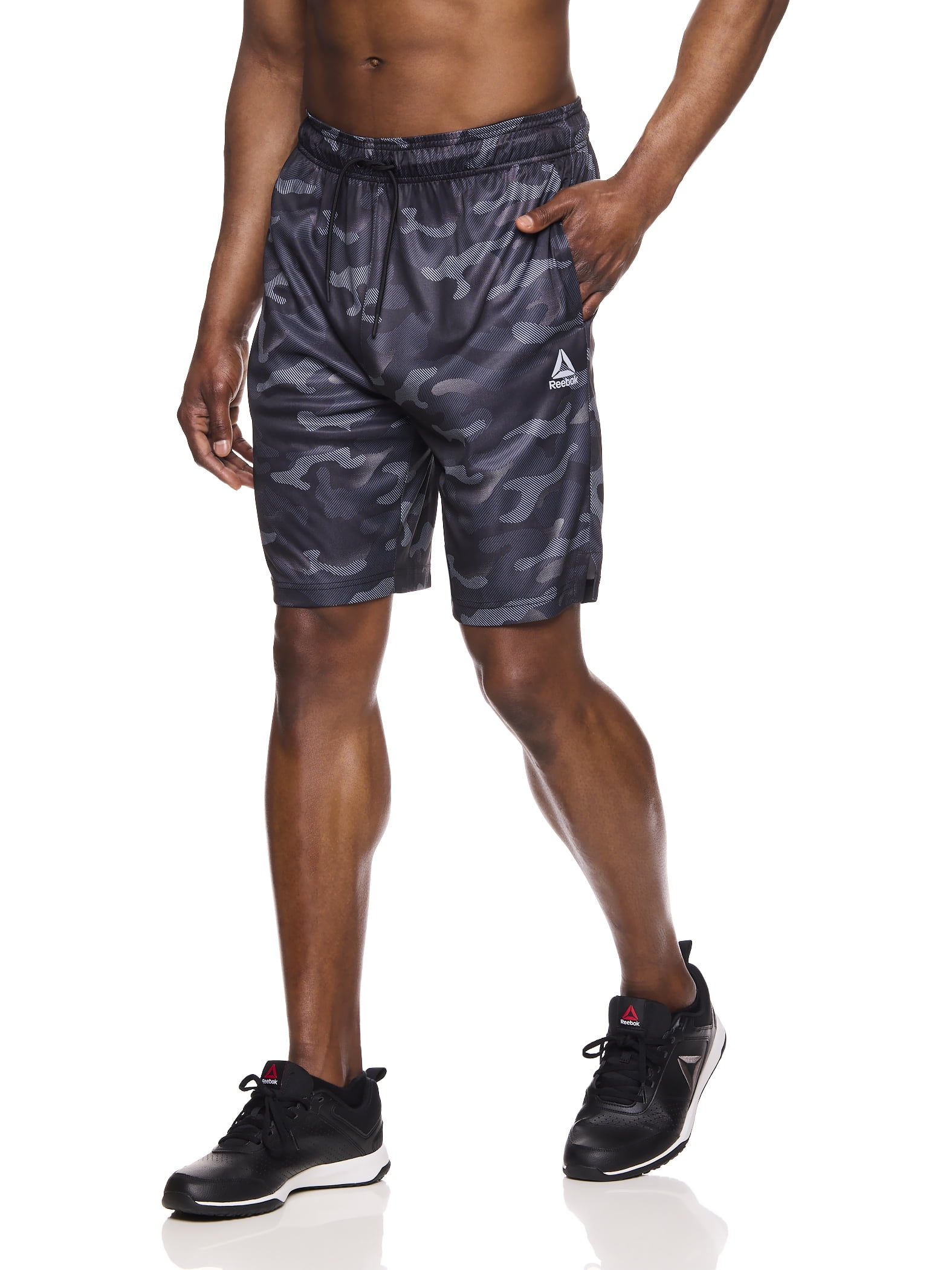 Reebok Men's and Big Men's Camo Performance Knit 9" Shorts, up to Sizes 3XL