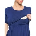 thumbnail image 3 of Jchiup Robe de Nuit de Maternité pour Femmes, Allaitement et Allaitement, 3 of 3