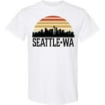thumbnail image 3 of Inktastic Seattle Washington Skyline Sunset T-Shirt, 3 of 5