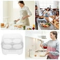 thumbnail image 3 of LOLIPPYY 3-Pack Clear Plastic Holder Box, Storage Container Ideal for Household Use, 3 of 8