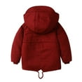 thumbnail image 3 of Daznico Kids Boys Girls Winter Thicken Coat Solid Hooded Jacket Toddler Windproof Thick Warm Outwear,Kids Winter Coat,4-5 Years, 3 of 6
