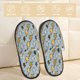 thumbnail image 2 of Balery Lightning Bolts Pantuflas de Casa de Felpa Silenciosas con Diseño Estampado, Zapatillas Cómodas Antideslizantes de Algodón para Interior-Large, 2 of 8