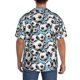 thumbnail image 3 of Fotbe Football Soccer Ball Camisa Estampada de Manga Corta para Hombre, Casual de Verano, Estilo Playero, Sin Arrugas-4X-Large, 3 of 5
