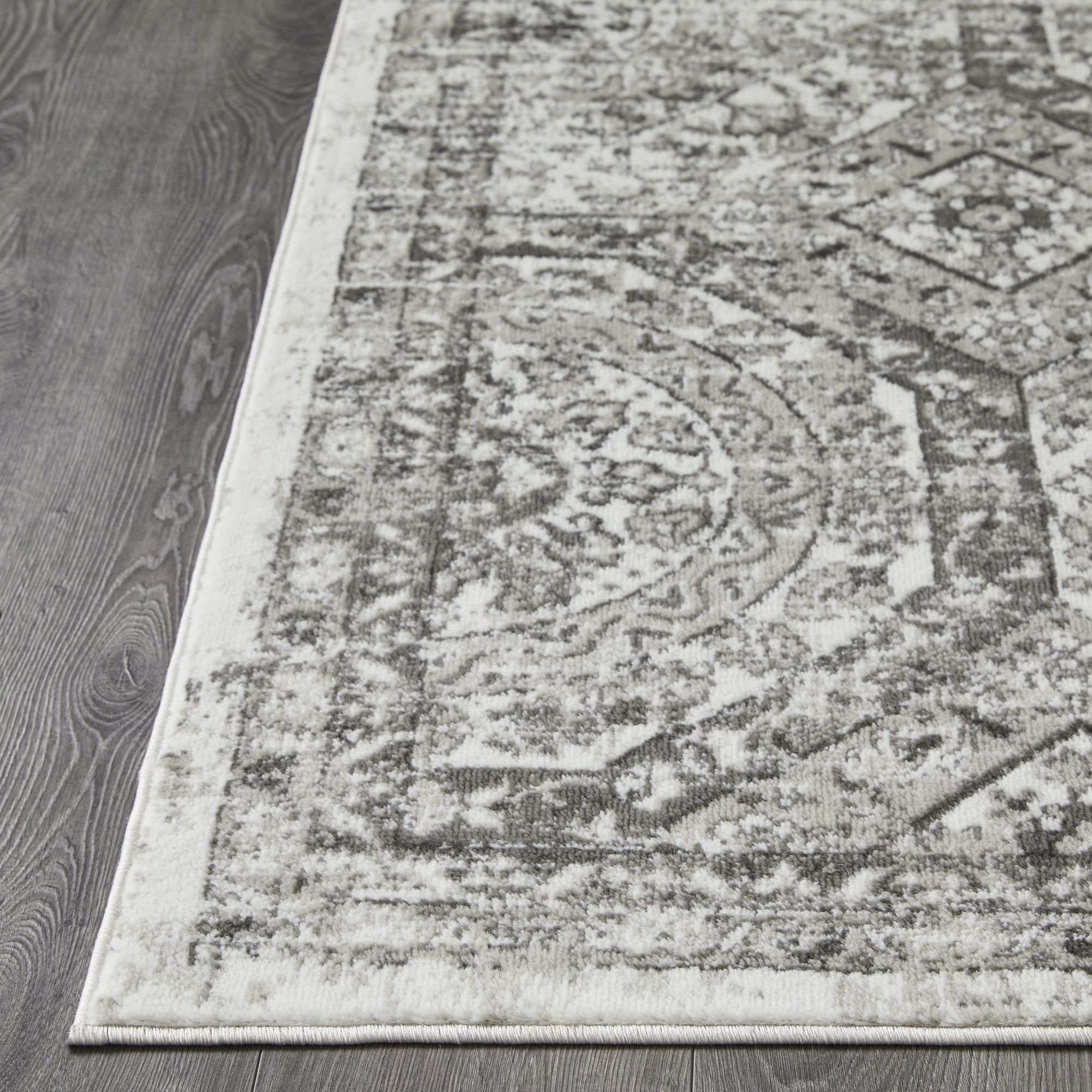 Loomaknoti Rhane Alvezi 6' x 9' Gray Oriental Indoor Area Rug