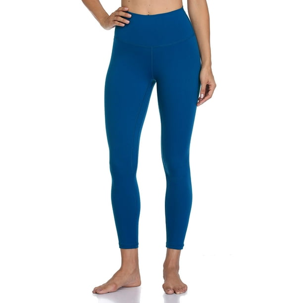 colorfulkoala Womens High Waisted Tummy control Workout Leggings 78 Length  Ultra Soft Yoga Pants 25 (XL, Sapphire Blue) 