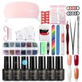 thumbnail image 1 of Set de secador de uñas y esmalte de uñas en gel HUOGUO LED 6W, 1 of 2