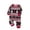 Baby, variant on Yuaguia Family Matching Christmas Pajamas, It's The Most Wonderful Time Of The Year Letter Print Grey Long Sleeve Top and Snowflake Christmas Tree Print Lounge Pants Sleepwear Set, Men M