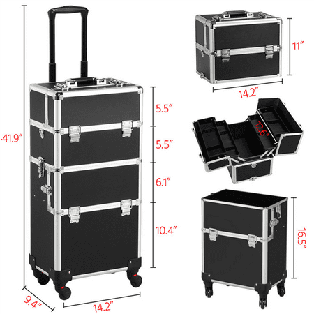 Cosmetic Case Trolley Makeup Beauty Box - Makeup Beauty Case Cosmetic Case Trolley Makeup Beauty Box - Makeup Beauty Case