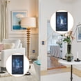 thumbnail image 4 of Yayeee Toggle Light Switch Wall Plate 1-Gang 4.5"x2.7" Home Decorative Outlet Cover, Window Space, 4 of 7