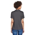 thumbnail image 2 of Team 365 TT11HW Women's Sonic Heather Performance T-Shirt-DARK GREY HEATHER-XL, 2 of 3