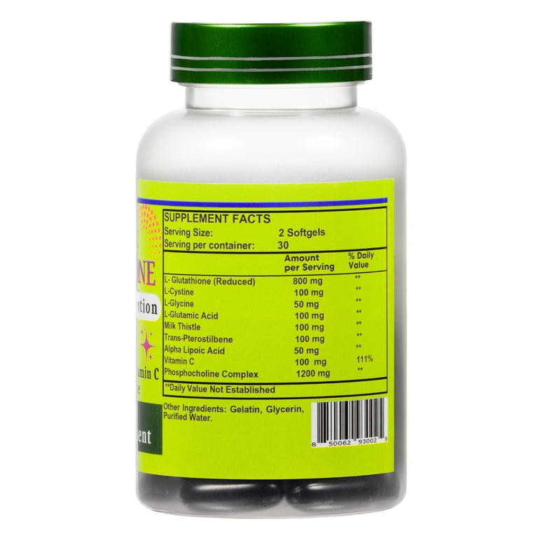 Nikoni Liposomal Glutathione Supplement, 2600 mg, Higher Absorption  60  Softgels