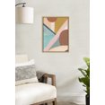 thumbnail image 5 of Kate and Laurel Sylvie Teotitlan Valley Study 2 Framed Canvas Wall Art by Kate Aurelia Holloway, 18x24 White, Modern Colorful Abstract Art for Wall, 5 of 6